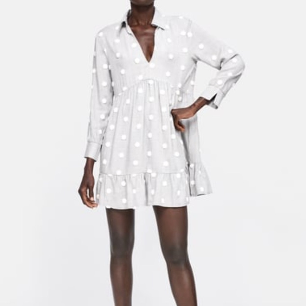 ZARA polka dot dress